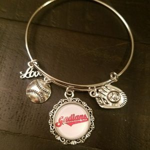 3/$20 Indians Charm Bracelet